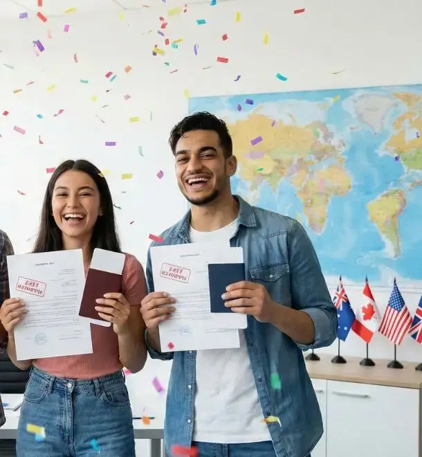 Study abroad visa support